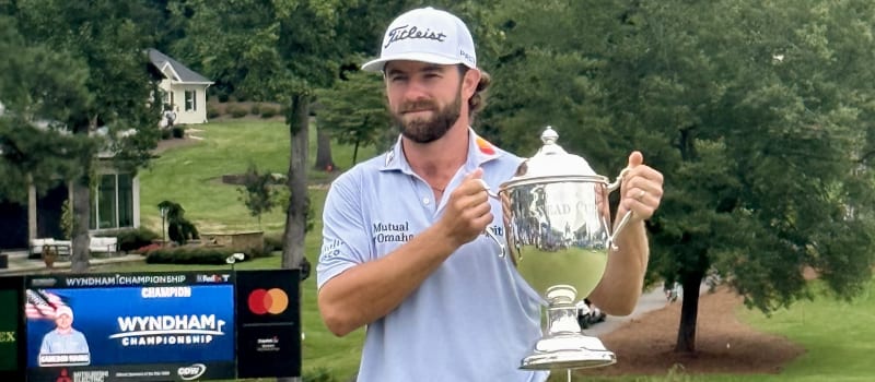 Cameron Young Captures First Win at Wyndham Championship